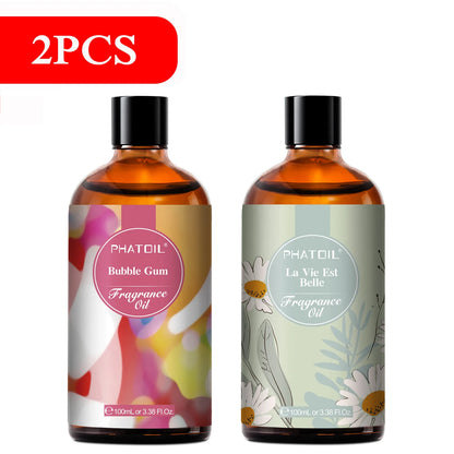 100Ml Fragrance Oil Coconut & Vanilla Bubble Gum Sea Breeze White Musk Aroma Fragrance Oils for Candles Soap Making