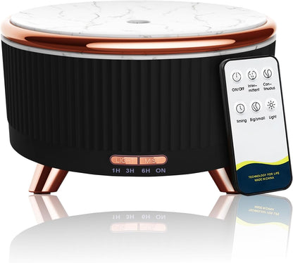 Diffusers for Essential Oils Large Room, 500Ml Aromatherapy Diffuser Cool Mist Humidifier with Remote Control,7 Colors Lights & 4 Mist Mode Waterless Auto off for Women Office Home