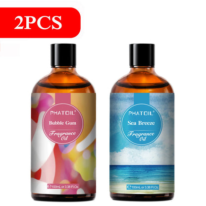 100Ml Fragrance Oil Coconut & Vanilla Bubble Gum Sea Breeze White Musk Aroma Fragrance Oils for Candles Soap Making